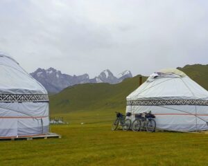 Kel-Suu Checkpoint on the Silk Road Mountain Race